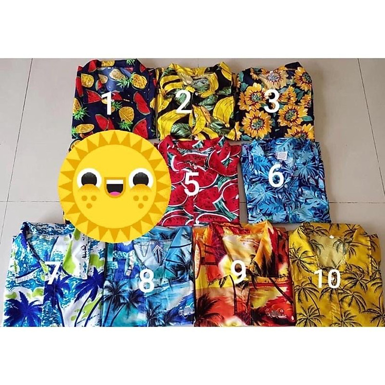 ĐỒ BỘ TRÁI CÂY ĐI BIỂN NHÓM, GIA ĐÌNH ĐỦ SIZE