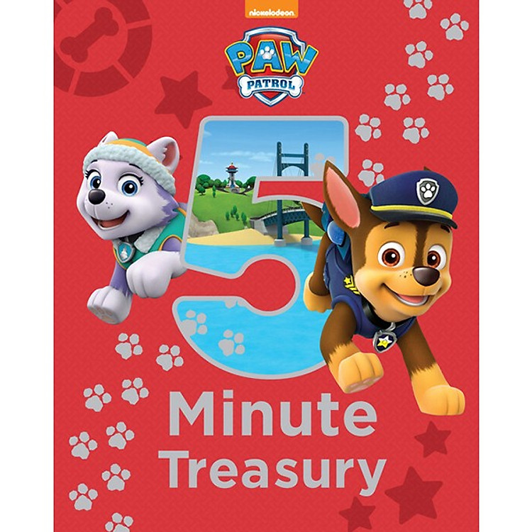 Sách Nickelodeon PAW Patrol 5-Minute Treasury - Chú chó cứu hộ