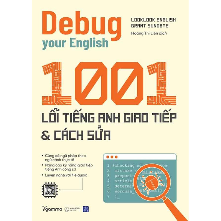 Mua tại Newshop :Debug Your English - 1001 Lỗi Tiếng Anh Giao Tiếp Và Cách Sửa