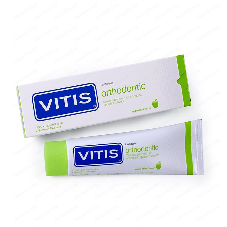 Kem đánh răng cho người chỉnh nha, niềng răng, mang khí cụ chỉnh nha Vitis Orthodontic 100ml - Nhập Khẩu Tây Ban Nha