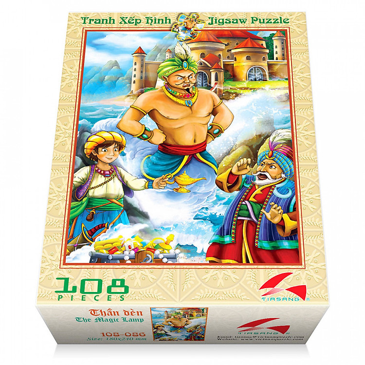 Mua tại Tiki: Mua Tranh xếp hình Tia Sáng Thần đèn 108 mảnh Chính hãng Giá tốt