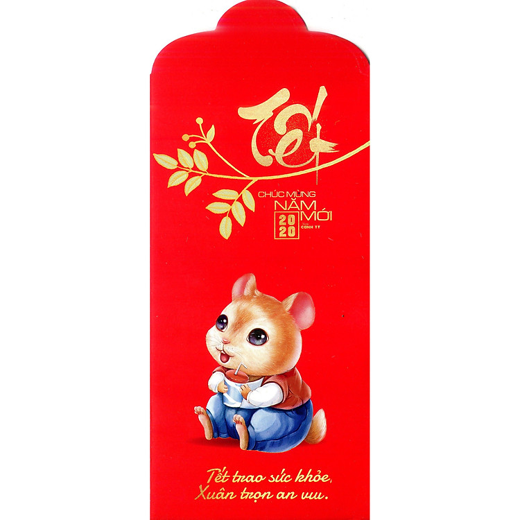 Bao Lì Xì Hình Chú Chuột 2020 (10 cái/ xấp)