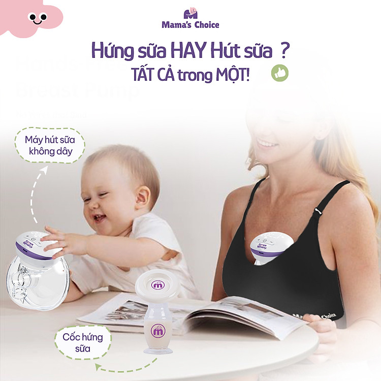Mua Combo Máy Hút Sữa Không Dây Mama’s Choice Uy tín Tiết kiệm - Hình ảnh 2