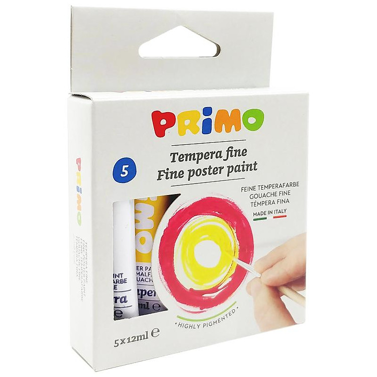 Hộp 5 Tuýp Màu Poster Paint 12 ml - Primo 4421T5C - Ảnh 4