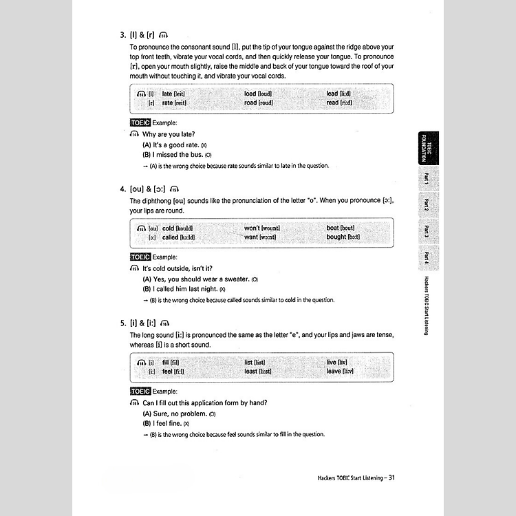 Hackers TOEIC Start Listening - Ảnh 3