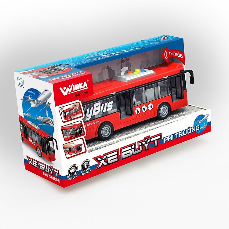 Xe Buýt Phi Trường Đỏ Duka DK81198 Chính hãng Tiết kiệm - Hình ảnh 4