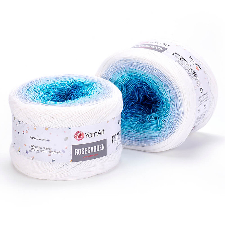 Len Sợi Rosegarden - Nhập khẩu từ chính hãng Yarnart - 100% Cotton - 250gram dài 1000m