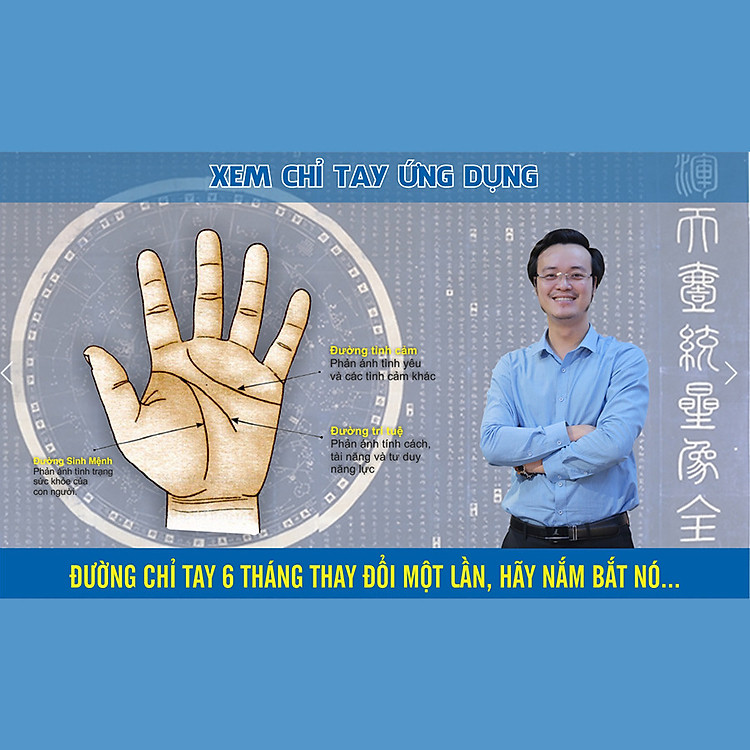 Hướng dẫn xem chỉ tay ứng dụng