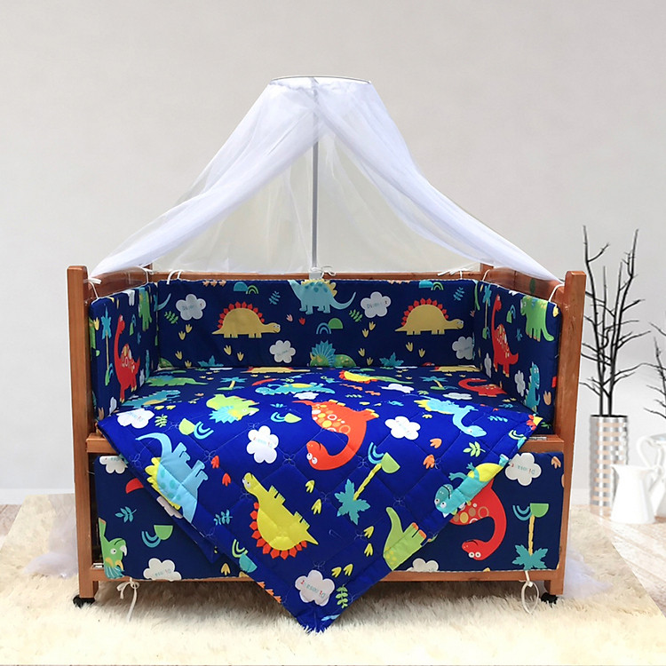 Cũi cho bé - Combo cũi 2 giát - Màu Cánh Gián