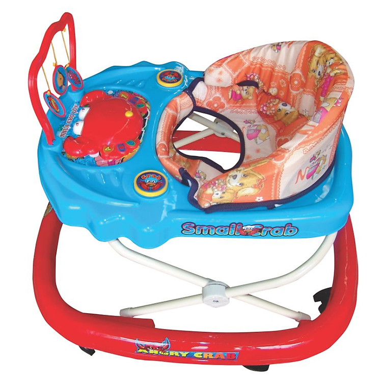 Xe Tập Đi Nhựa Chợ Lớn L3 Con Cua (Không nhạc) - Dành Cho Bé Từ 6 - 12 Tháng-M1393A-XTĐ- Giao màu ngẫu nhiên