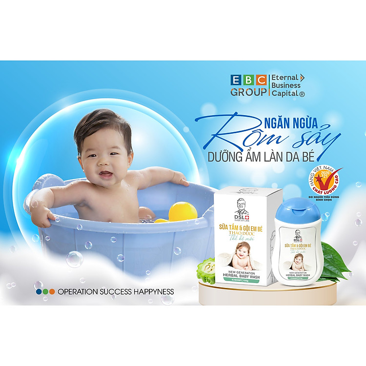 Sữa Tắm Gội Em Bé Thảo Dược 150G Chính hãng Ưu đãi - Hình ảnh 5