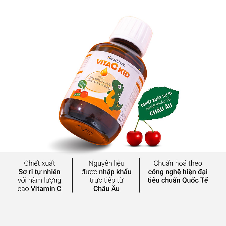 Mua Siro Healthza Vitac Kid 90ml Hàng chuẩn Giá tốt - Hình ảnh 2
