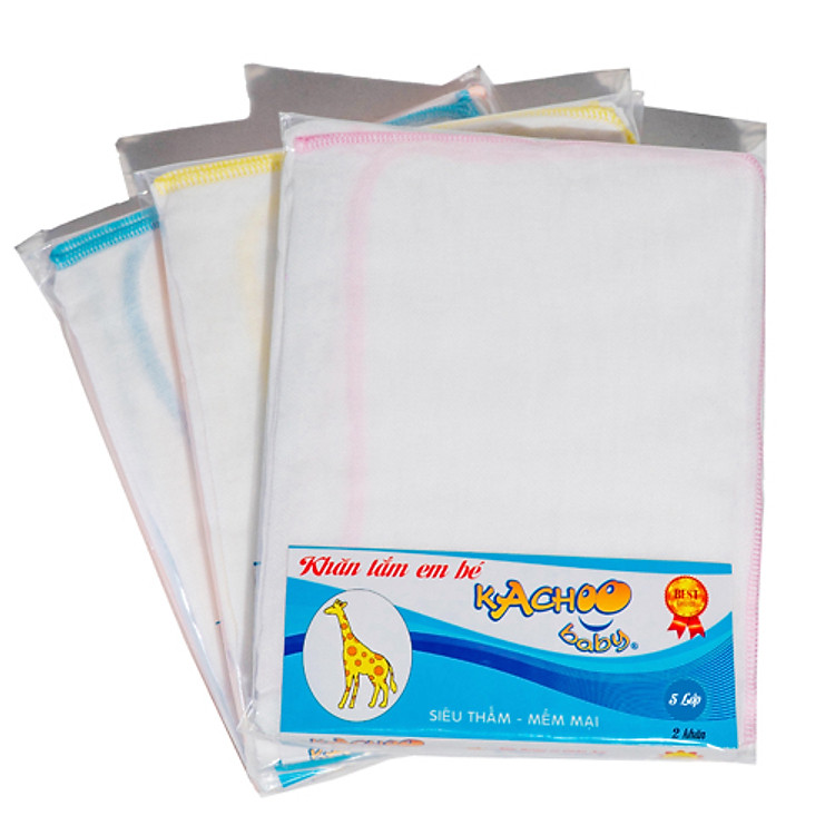 Mua tại Tiki: Khăn gạc tắm 5 lớp KACHOOBABY Chính hãng, giá tốt
