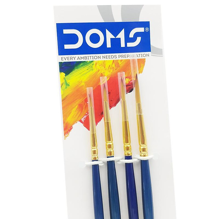Bộ Cọ Vẽ Đầu Tròn DOMS Artistic 8065 (4 cây) - Ảnh 4