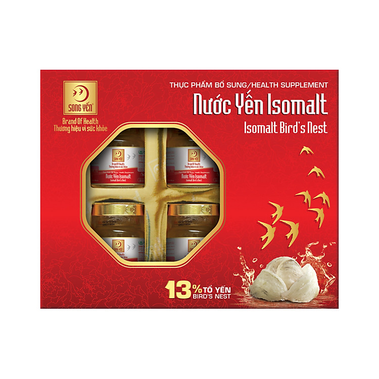 Nước Yến Isomalt Song Yến - NYI6 (Lốc 6x70ml)