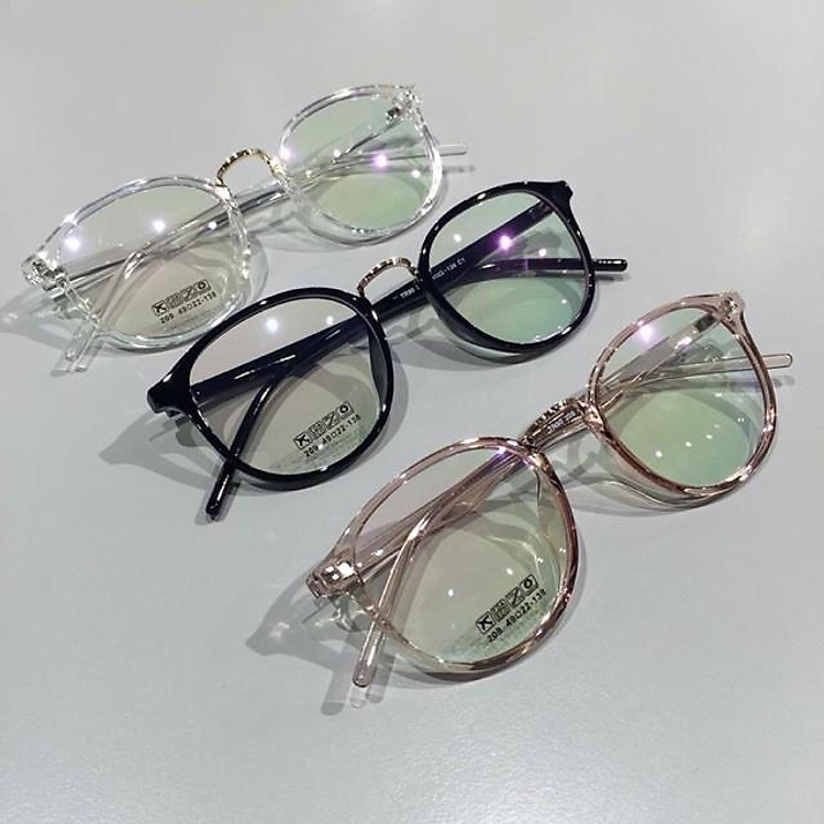 Gọng kính cận hàn quốc mặt tròn hot trend