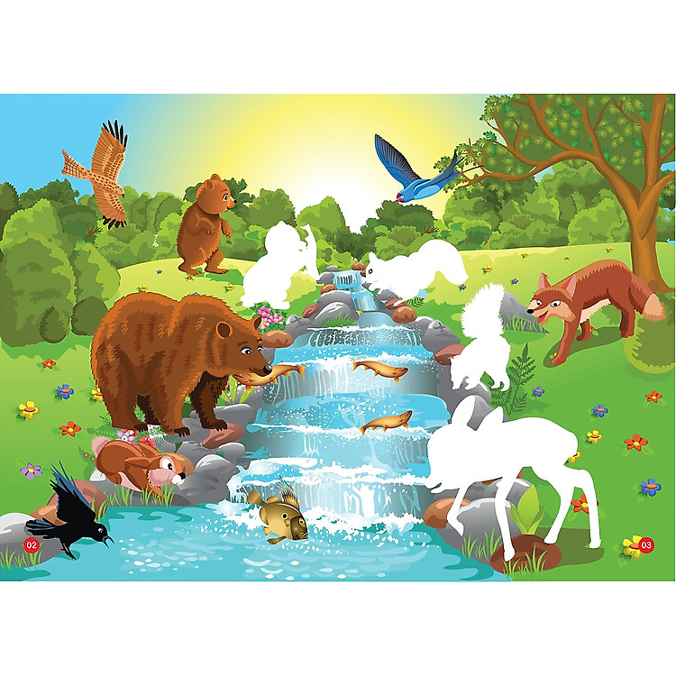 Sticker dán hình thông minh - Thám Hiểm Rừng Xanh - Ảnh 3