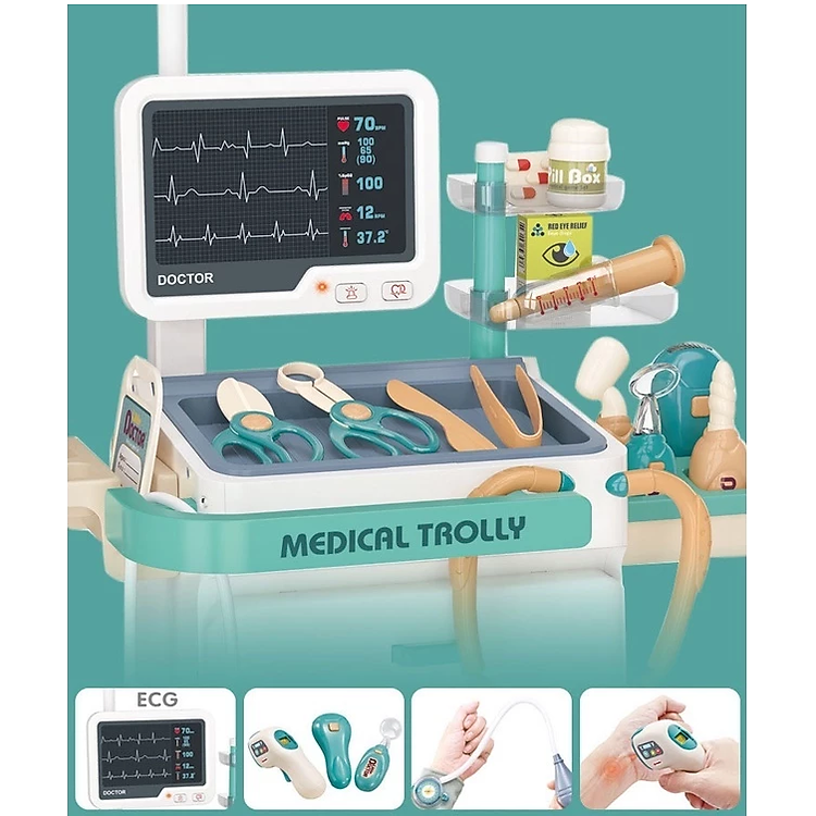 Mua Đồ Chơi Bác Sĩ Cao Cấp Di Động Chính hãng Tiết kiệm - Hình ảnh 3