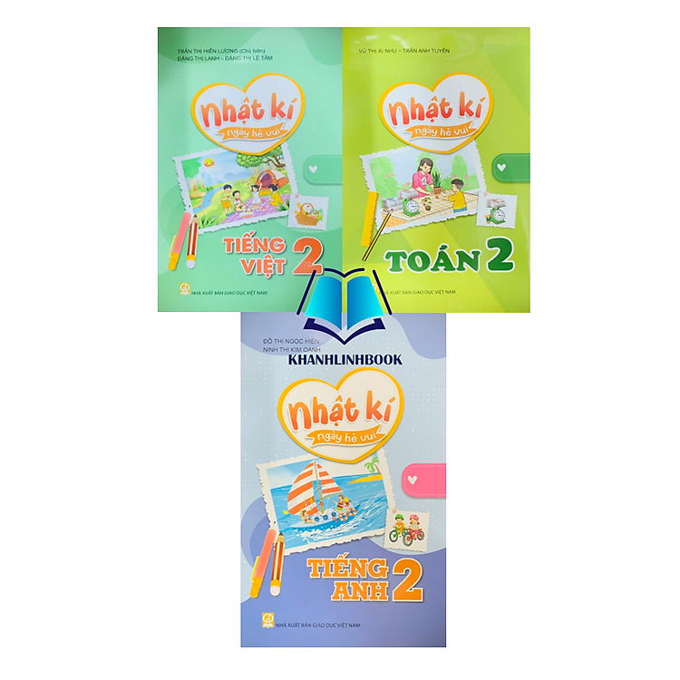 Combo Nhật Ký Ngày Hè Vui Toán + Tiếng Việt + Tiếng Anh 2