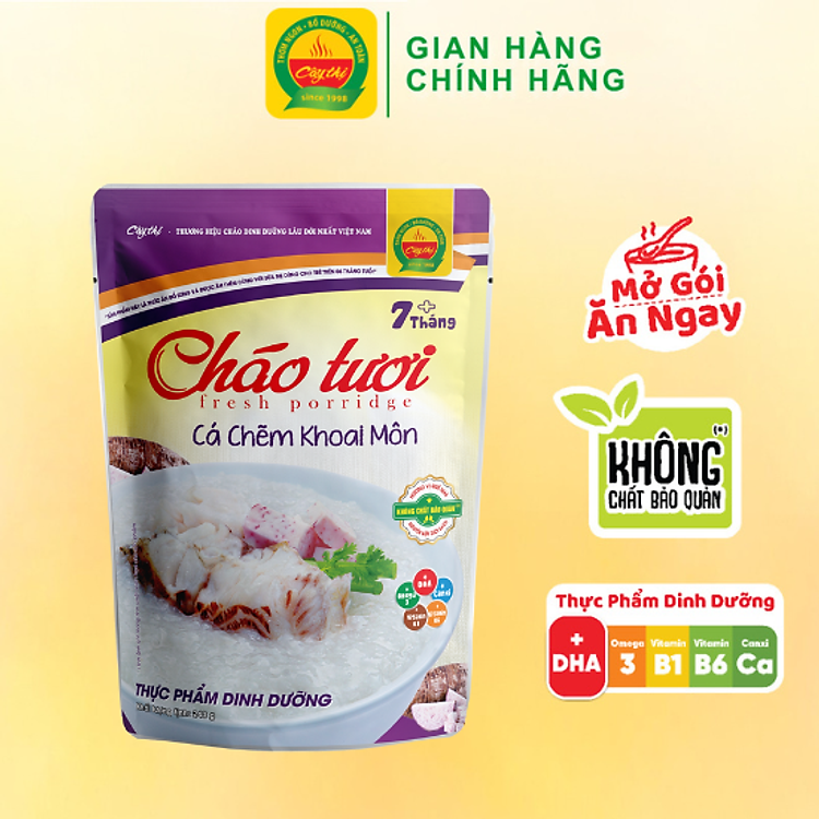 Tham Khảo tại ConCung: Nơi Cháo Tươi Cá Chẽm Khoai Môn 240G , nhận ngay nhiều Ưu đãi