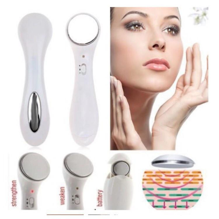 Máy massage mặt - ion cầm tay - kích trắng da - thẩm thấu kem dưỡng