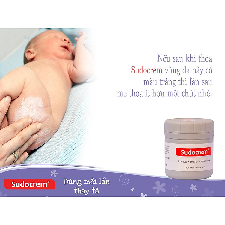 Kem Chống Hăm Tã Sudocrem 60g Chính hãng Ưu đãi - Hình ảnh 5