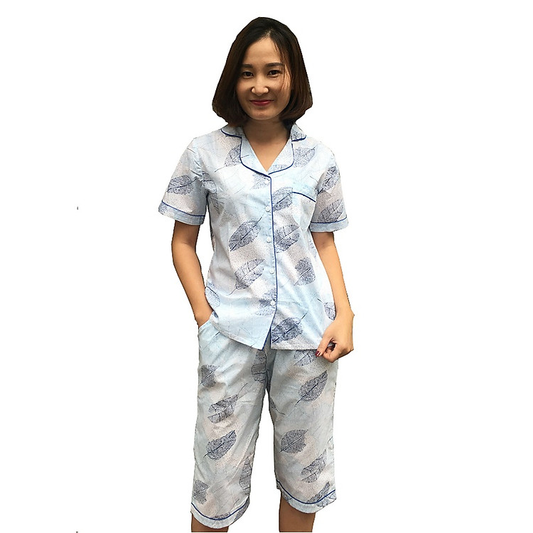 Bộ đồ mặc ở nhà chất thô lụa 1912019