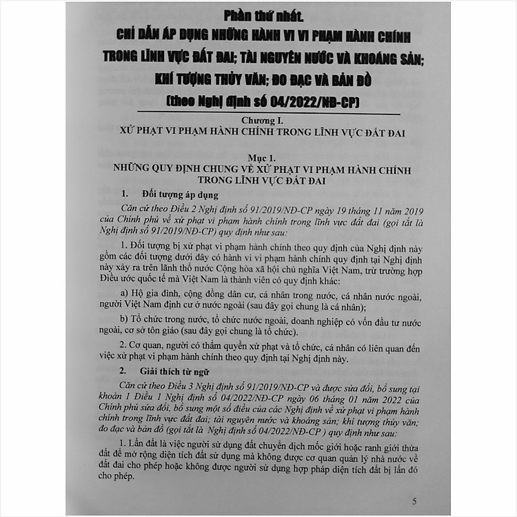 Chỉ Dẫn Áp Dụng Những Hành Vi Vi Phạm Hành Chính Trong Lĩnh Vực Đất Đai, Tài Nguyên Nước Và Khoáng Sản, Khí Tượng Thủy Văn, Đo Đạc Và Bản Đồ - Ảnh 3
