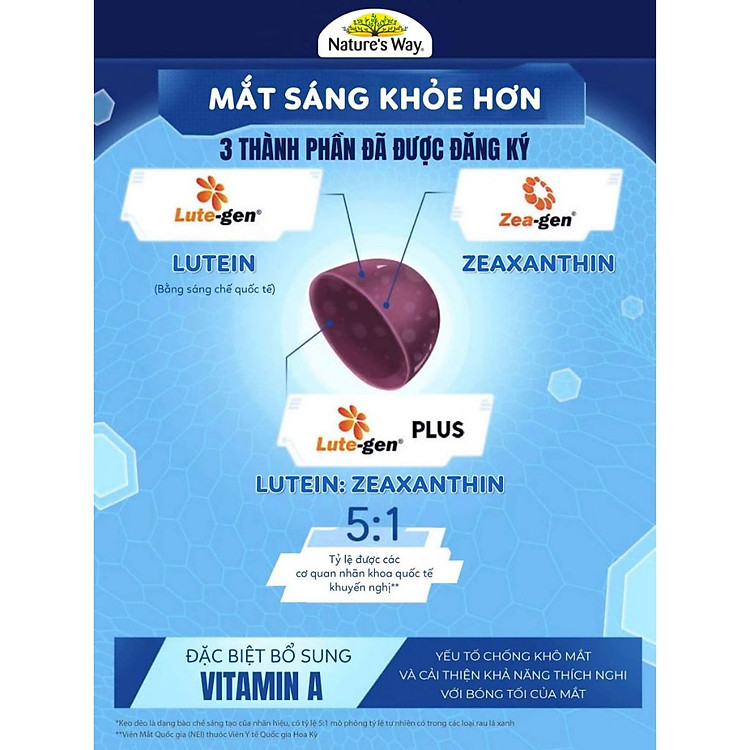 Kẹo Dẻo Bổ Mắt Nature's Way Kids Uy tín Giá rẻ - Hình ảnh 3