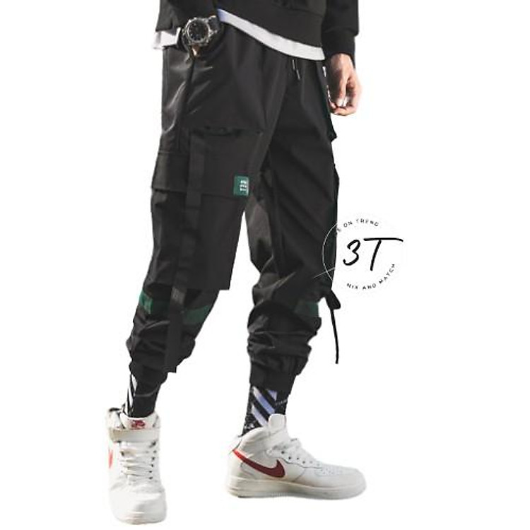 Quần Túi Hộp Hip Hop Phong Cách Ullzang Hàn Quốc