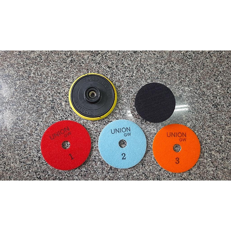 Nỉ số đánh bóng đá hoa cương - Lá số UNION Hàn Quốc đánh bóng đá hoa cương - Loại 3 bước