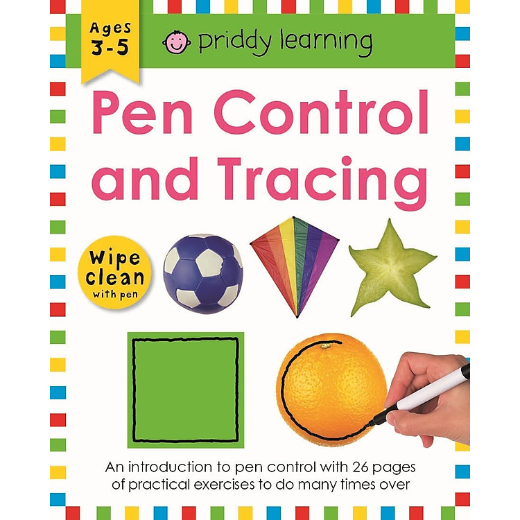 Sách Priddy Learning : Pen Control Workbook (Wipe Clean with Pen) (Age 3 - 5)