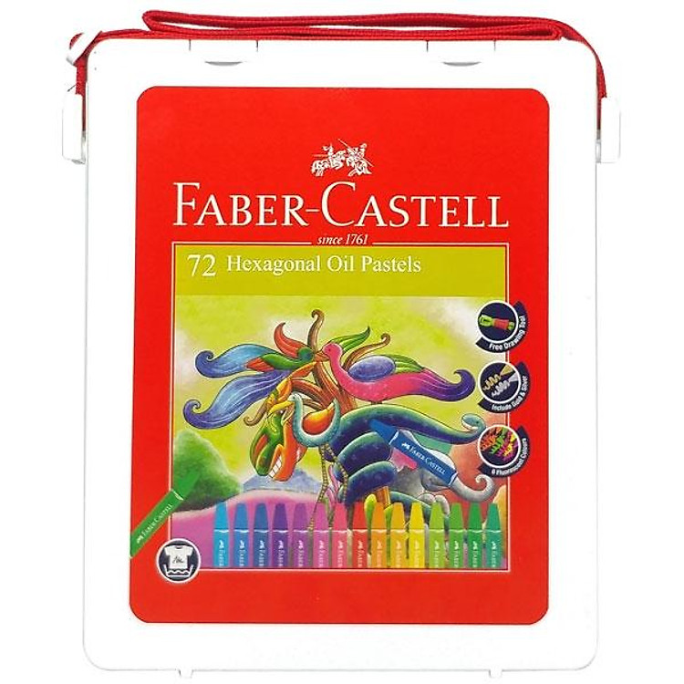 Hộp 72 Bút Sáp Dầu Kèm Chuốt Faber-Castell 120172