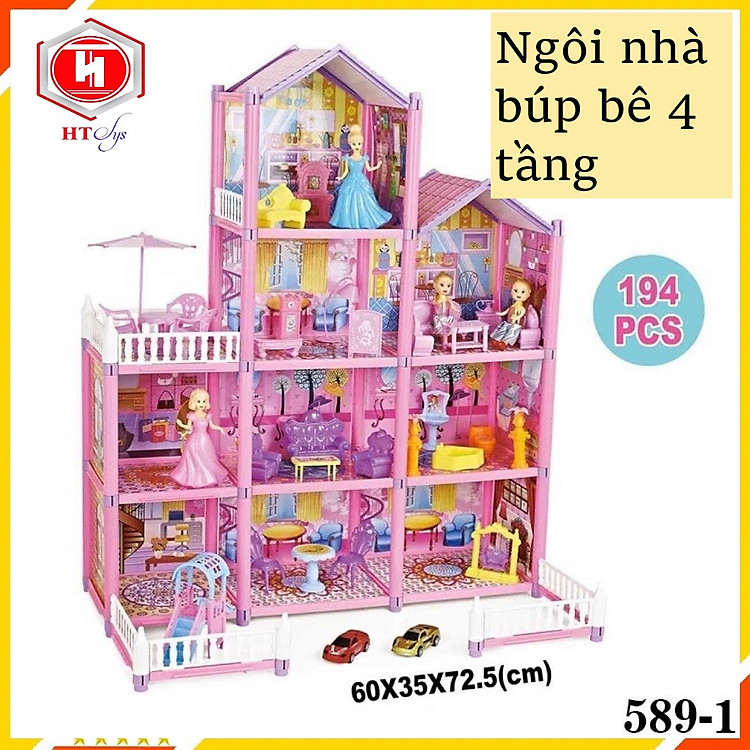 Đồ Chơi Lắp Ráp Nhà Búp Bê 194Pcs Chính hãng Giá tốt