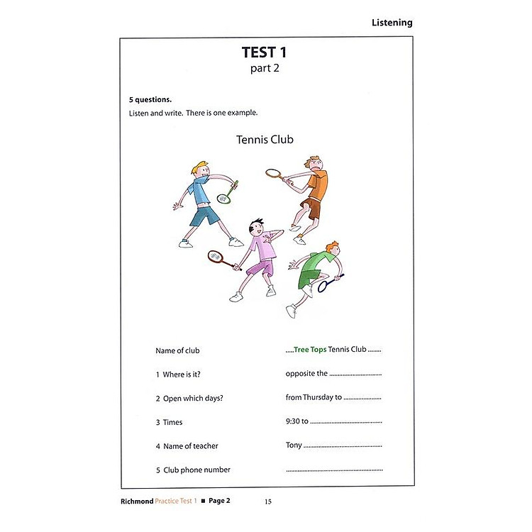 Richmond Practice Tests Flyers - Ảnh 8