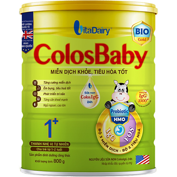 Nơi mua Sữa Bột Vitadairy COLOSBABY BIO GOLD 1+ Chất lượng Giá rẻ