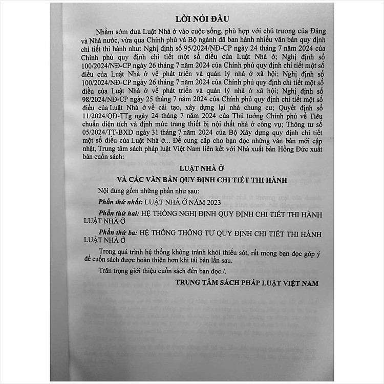 Luật Nhà Ở và Các Văn Bản Quy Định Chi Tiết Thi Hành - Ảnh 3