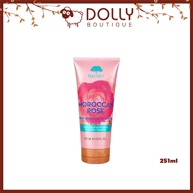 Sữa Dưỡng Thể Tree Hut Moroccan Rose Moisturizing Body Lotion 251ml