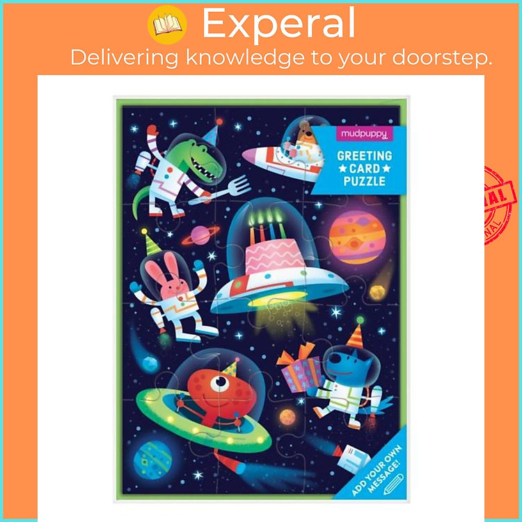 Sách - Cosmic Party Greeting Card Puzzle by Bob Kolar (UK edition, paperback)