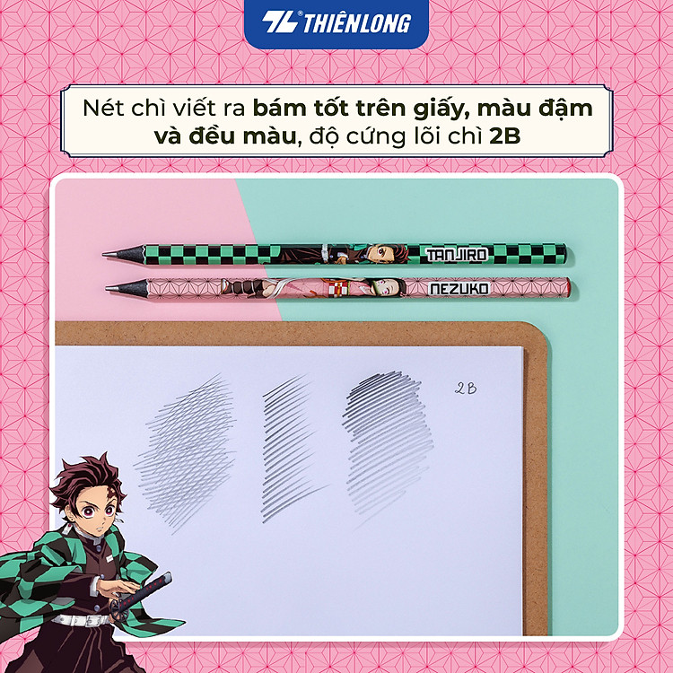 Bộ Bút Chì Gỗ Đen Thiên Long GP-030/DS (10 chiếc) - Ảnh 5