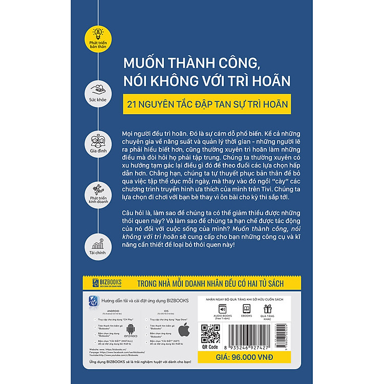 Muốn Thành Công Nói Không Với Trì Hoãn – 21 Nguyên Tắc Vàng Đập Tan Sự Trì Hoãn - Ảnh 2