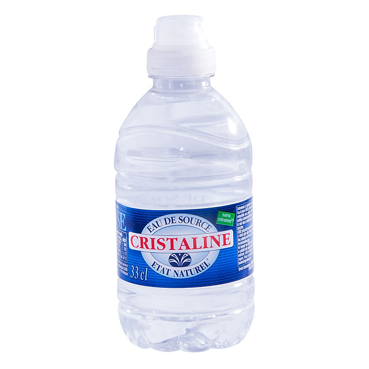Nước Suối Cristaline Nắp Sport Natural Spring Water (330ml)
