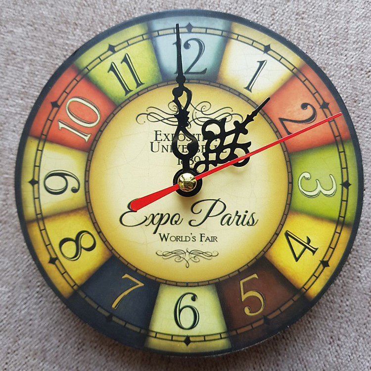 Đồng hồ treo tường Vintage Phong cách Châu Âu size 12cm DH57