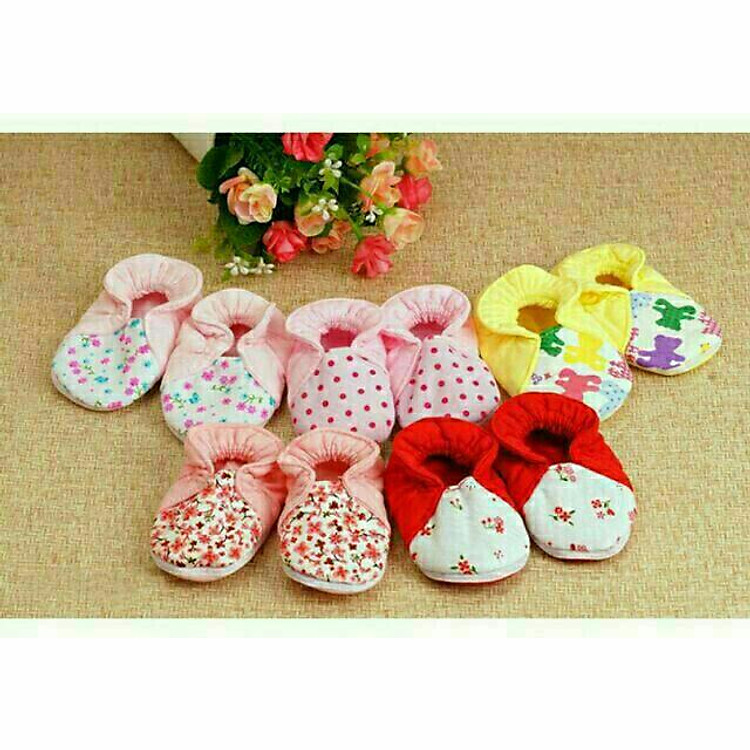 5 đôi giày vải nhúng bèo cho bé gái 0-12 month