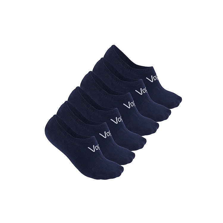 Set 3 đôi tất lười nam Voga sợi cotton hút ẩm, khử mùi
