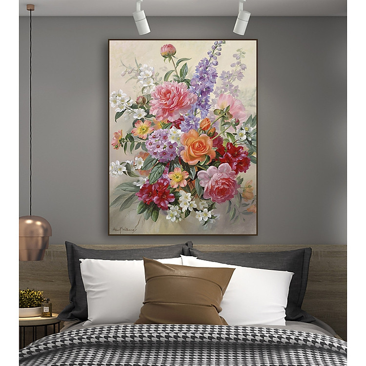 Tranh Canvas Treo Tường - Sắc Hoa