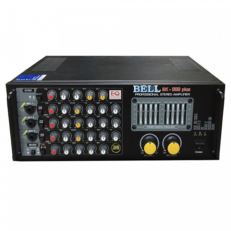 Âmpli karaoke và nghe nhạc 16 sò Bell BK - 88S Plus - Hàng chính hãng