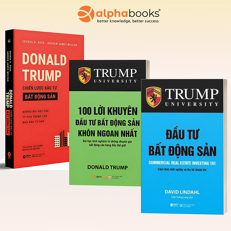 Combo Sách Đầu Tư Bất Động Sản Donald Trump