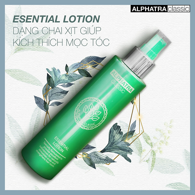 Alphatra Classic | Tinh chất mọc tóc - ESSENTIAL LOTION - 200ml