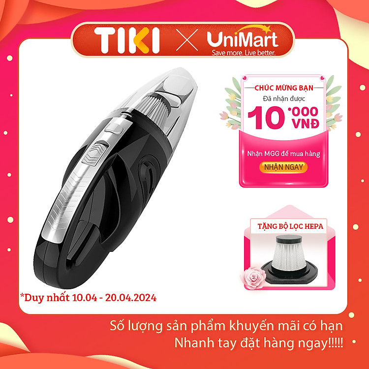 Mua Máy Hút Bụi Ô Tô Cầm Tay Không Dây Damas XC628 - Máy có thể hút khô ...